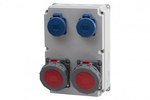 Розподільна коробка R-300 16A 5p, 32A 5p, 2x230V IP65